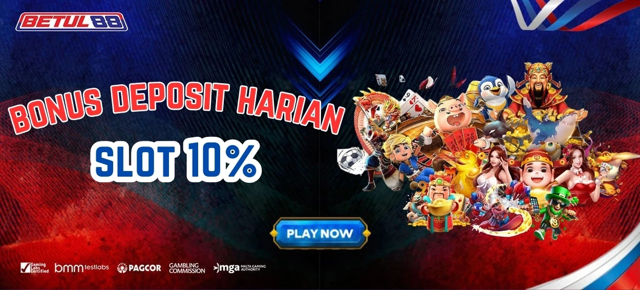 Bonus Deposit Harian Slot 10%